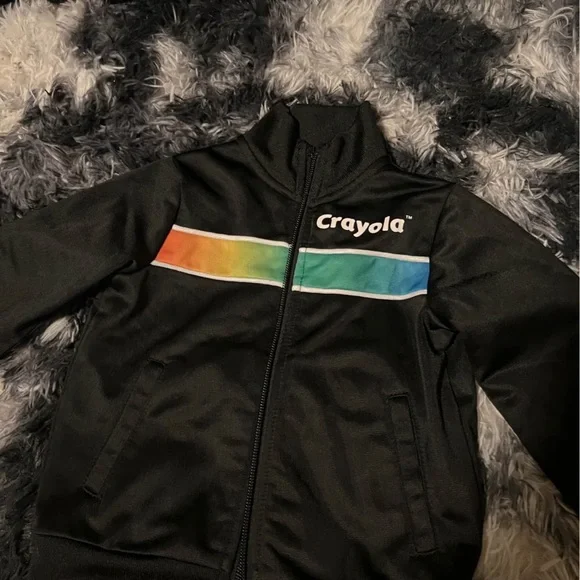 Crayola Gray Jacket with Vibrant Accents - Picture 3 of 6